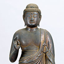 Important Cultural Property Standing Amida (Amitābha) Buddha, Chion-in Temple, Kyoto