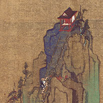 National Treasure Illustrated Biography of the Priest Ippen (Ippen hijiri-e) Vol. 2 (detail), By En'i, Shōjōkō-ji (Yugyō-ji) Temple, Kanagawa