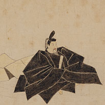 Important Cultural Property; Fujiwara no Motozane from The Thirty-Six Immortal Poets, Satake Version; Agency for Cultural Affairs; Photo by Ochiai Haruhiko