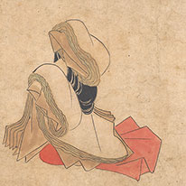 Important Cultural Property; Lady Ise from The Thirty-Six Immortal Poets, Go-Toba-in Version; Senju-ji Temple, Mie [on view: October29–November24, 2019]