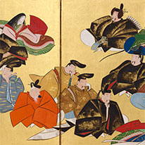 The Thirty-Six Immortal Poets; By Suzuki Kiitsu

