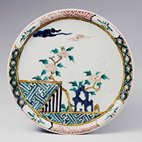 Plate with Peonies. Hatakeyama Memorial Museum of Fine Art