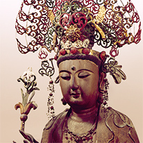 Important Cultural Property　Yang Guifei Guanyin (Yōkihi Kannon; the Chinese Tang Imperial Concubine represented as the Bodhisattva Avalokiteśvara)　(Sennyū-ji Temple, Kyoto)  [on view: 1/11-2/5]
