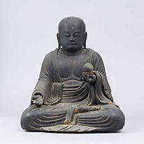 Important Cultural Property Seated Bodhisattva Jizō (Kṣitigarbha) Shinmachi Jizō Hozonkai, Kyoto