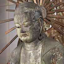 Standing Jizō Bodhisattva (Kṣitigarbha). Jōnen-ji Temple, Kyoto
