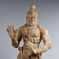 Standing Guardian Deity (Kongō Rikishi) (Ungyō). Kyoto National Museum