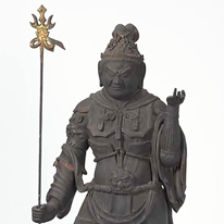 Important Cultural Property. Standing
Bishamonten (Vaiśravaṇa). Seigan-ji Temple, Kyoto
