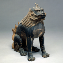 Guardian Lion and Lion-Dog (Kyoto National Museum)