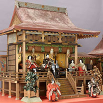 Hina Doll Set with Pavilion, Kyoto National Museum