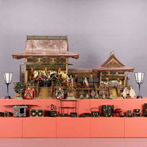 Hina Dolls with Palace. Kyoto National Museum