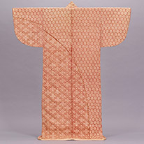 Important Cultural Property. Kosode with Diamonds and Hexagons. Kyoto National Museum [on view: February 9–27, 2022]