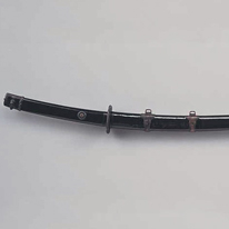 Tachi (Long Sword) with Black-Lacquered Scabbard, Kyoto National Museum, Important Cultural Property