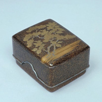 National Treasure Comb Case with Pines and Camellias, and Combs (From the Sacred Treasures of Asuka Shrine). Kyoto National Museum