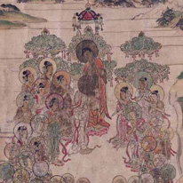 Illustrated Scroll of the Lotus Sutra, (Important Cultural Property, Kyoto National Museum)