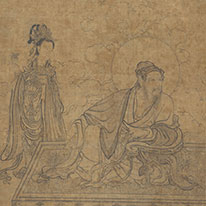 Important Cultural Property. Vimalakīrti. Attributed to Li Gonglin. Kyoto National Museum