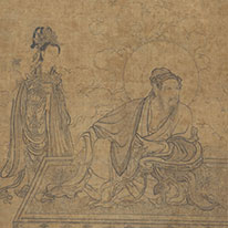 重文　維摩居士像　伝李公麟筆　当館