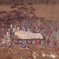 The Death of Buddha Sakyamuni. Kyoto National Museum
