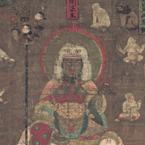 Mandala of the Sutra to Protect Children, (Important Cultural Property, Chishaku-in Temple)