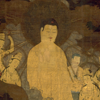Amida beyond the Mountains (Yamagoshi Amida), (Kyoto National Museum, National Treasure)