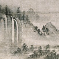 The Eight Views of the Xiao and Xiang Rivers by Sōami, Important Cultural Property (Daisen-in Temple)