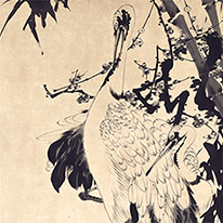 Cranes with Pine, Bamboo, and Plum by Itō Jakuchū