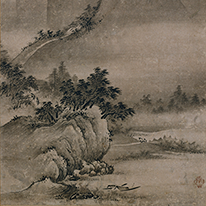 Important Cultural Property The Eight Views of the Xiao and Xiang Rivers by Motonobu　Tokai-an Temple