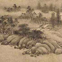 Important Cultural Property Eight Views of the Xiao and Xiang Rivers By Sōami Daisen-in Temple, Kyoto