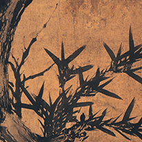 Withered Tree in Deep Bamboo Grove. By Guo Bi. Ueno Collection. Kyoto National Museum