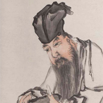 Su Dongpo Sending an Ink Stone by Huang Shen (Kyoto National Museum)