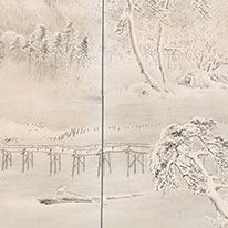 Arashiyama Snowscape By Mori Kansai Kyoto National Museum