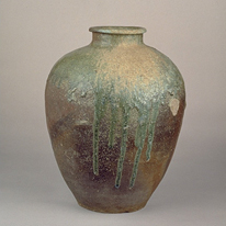 Tamba Jar with Ash Glaze Kyoto(National Museum)