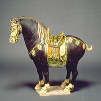 Horse Figurines with Three-color Glaze, Important Art Object (Kyoto National Museum)