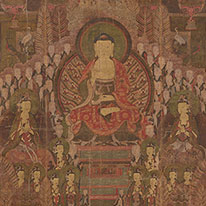 Important Cultural Property Mandala of the Pure Land (Taima Mandala) Chion-ji Temple, Kyoto