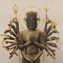 Thousand Armed Kannon (Sahasrabhujā Arya Avalokiteśvara), Important Cultural Property, Enjō-ji Temple, Kyoto