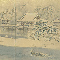 Byōdō-in Temple in the Snow By Shiokawa Bunrin Kyoto National Museum