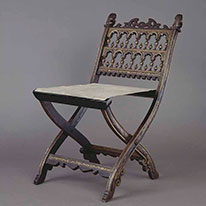 Folding Chair with Floral Arabesques Kyoto National Museum